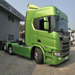 SCANIA - R-500 - 2023/2024 - Verde - Sob Consulta