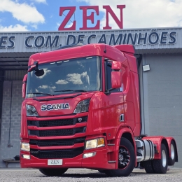 SCANIA - R-450 A6X2 - 2020/2021 - Vermelha - Sob Consulta