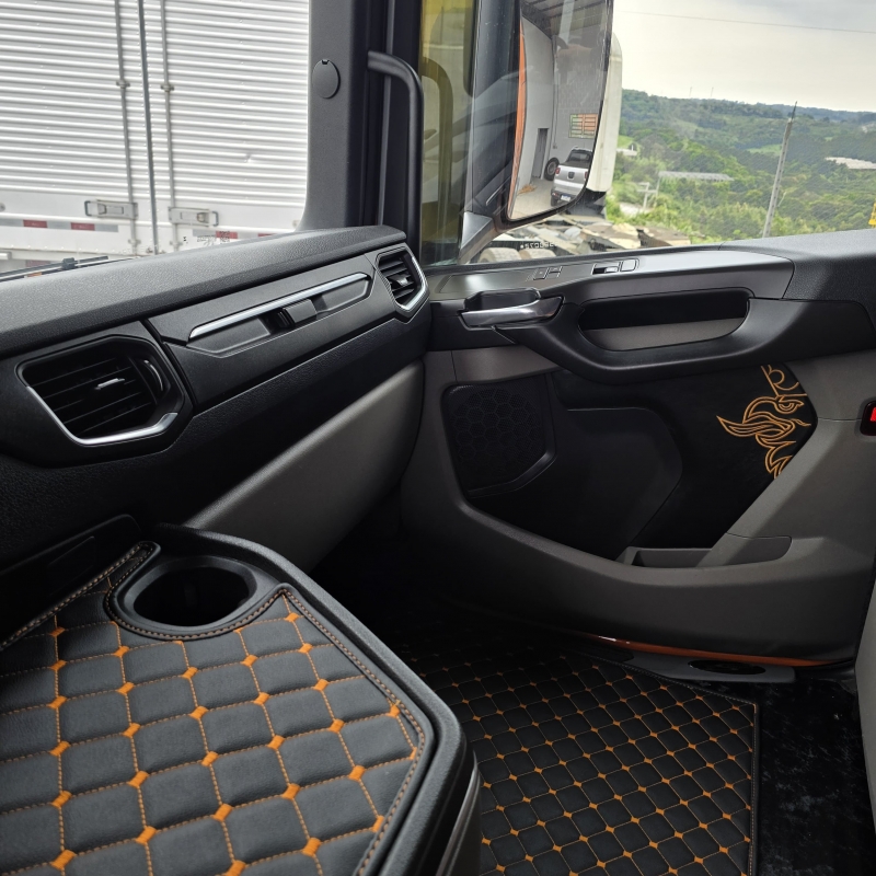 SCANIA - R-450 A6X2 - 2020/2021 - Laranja - Sob Consulta